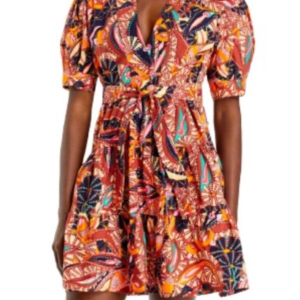 A.L.C. Carey tie waist mini-dress 
Size 6